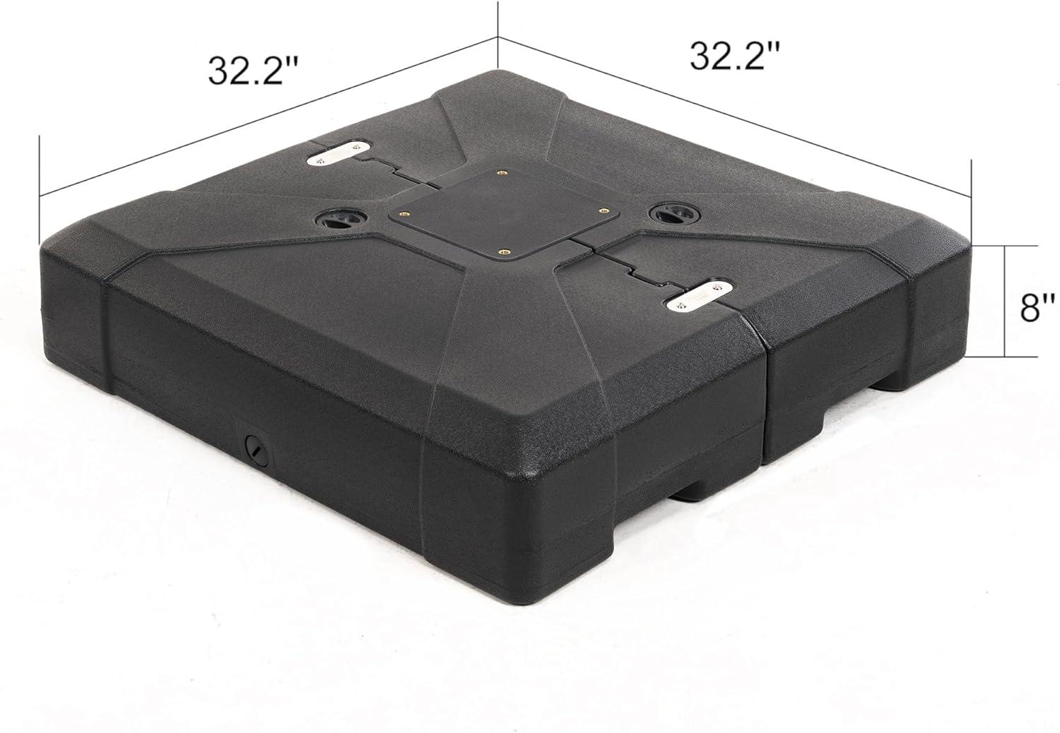image:imagePURPLE LEAF DY1100 Offset Patio Umbrella Base SandWater Filled Square 322 X 322322 X 322