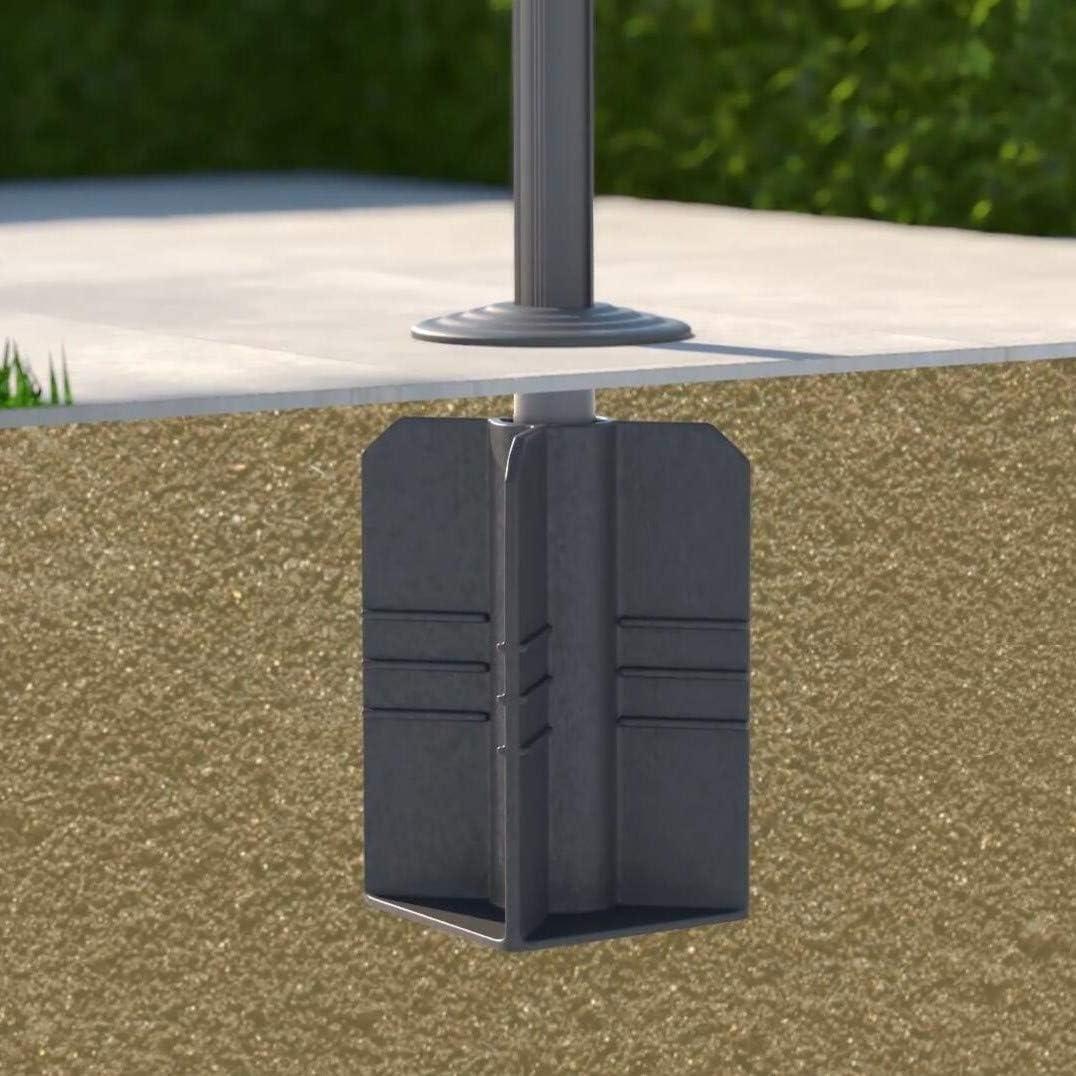 image:imagePURPLE LEAF Offset Patio Umbrella Base in Ground 2441H X 1142W