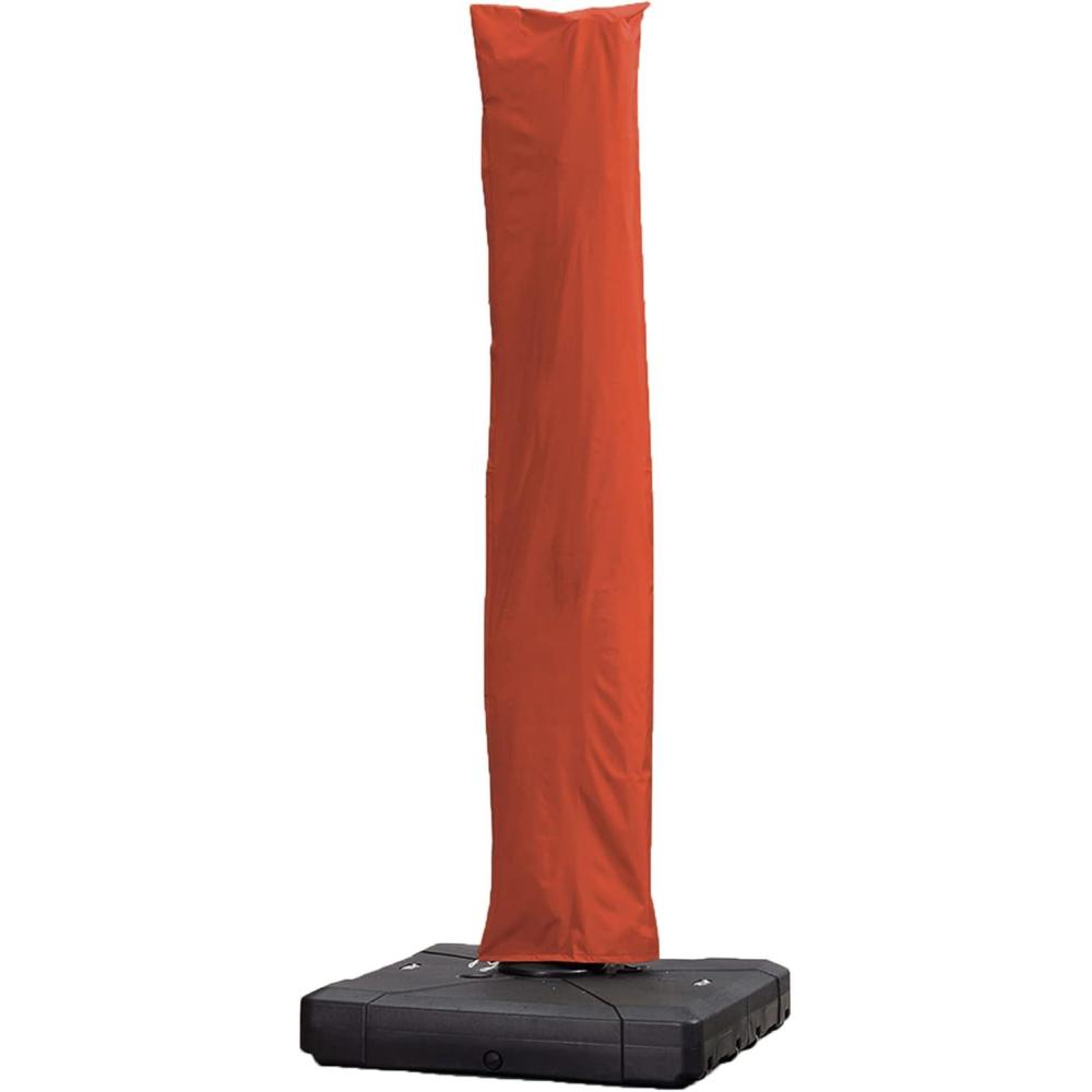 image:imagePURPLE LEAF Patio Umbrella Parasol Cover UV Resistant Outdoor Offset Cantilever Umbrella Cover with Zipper and Rod Navy BlueBrick Red