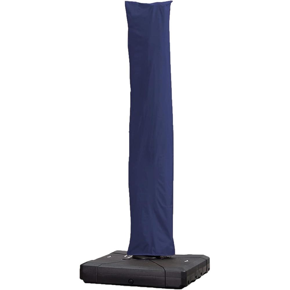 image:imagePURPLE LEAF Patio Umbrella Parasol Cover UV Resistant Outdoor Offset Cantilever Umbrella Cover with Zipper and Rod Navy BlueNavy Blue
